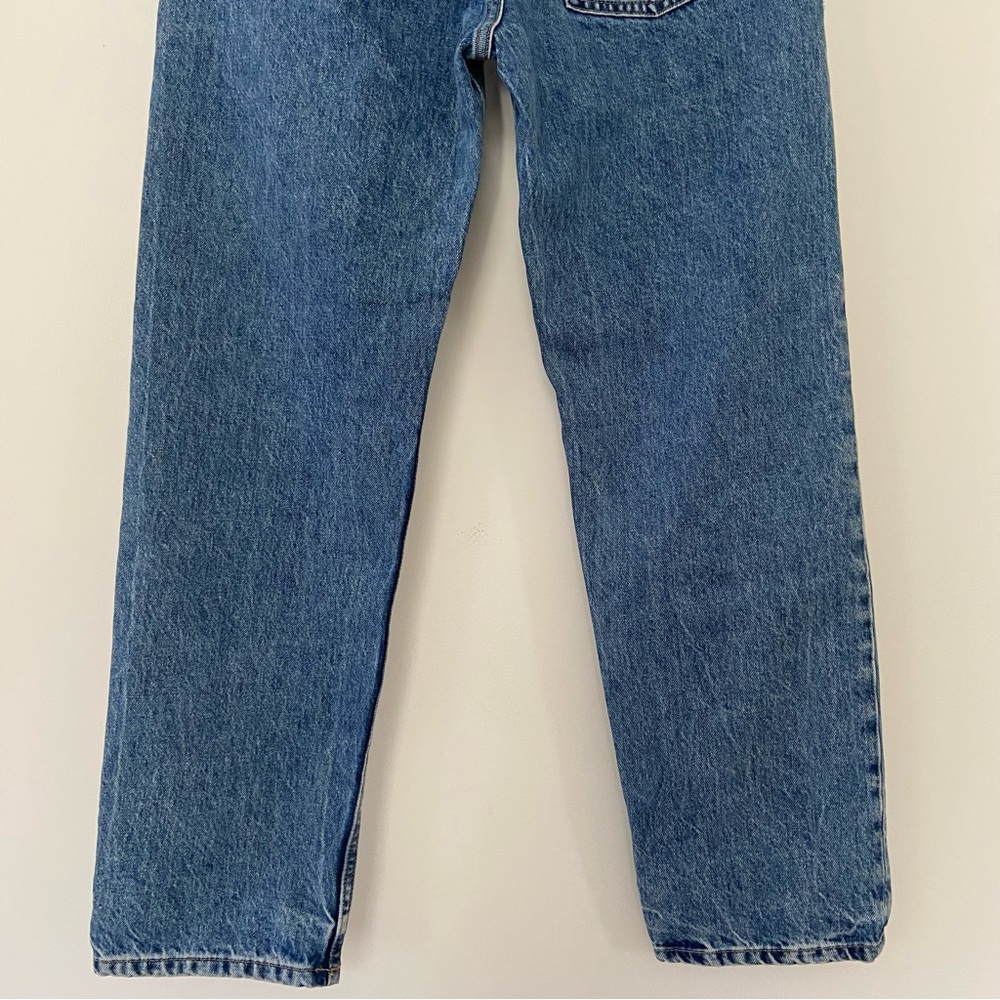 Everlane Jeans Women 27 The Relaxed Straight Fit Organic Medium Wash Blue Denim - Picture 7 of 11